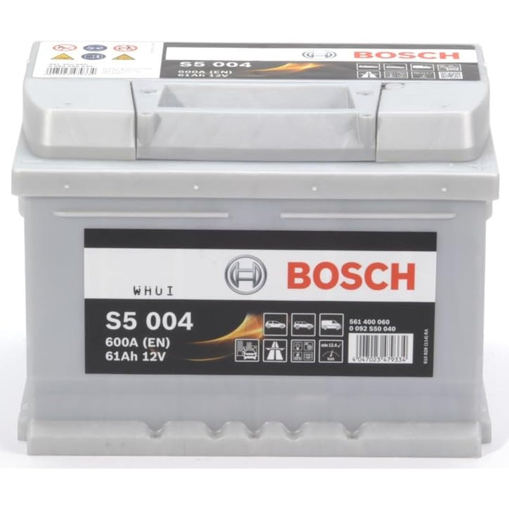 Bosch S5 Car Battery Type 075 | 12V 61Ah 600A Maintenance-Free