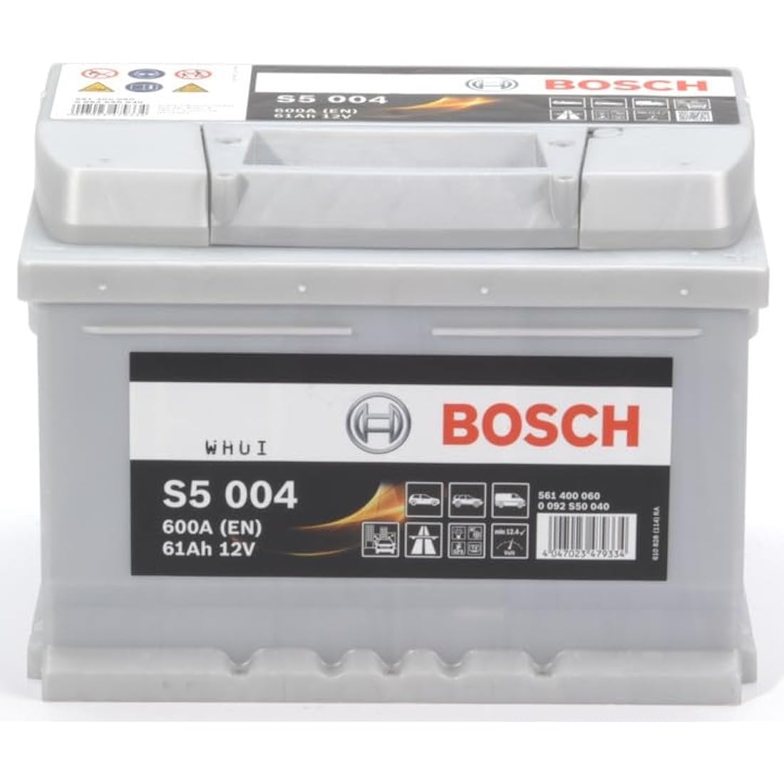 Bosch S5 Car Battery Type 075 | 12V 61Ah 600A Maintenance-Free