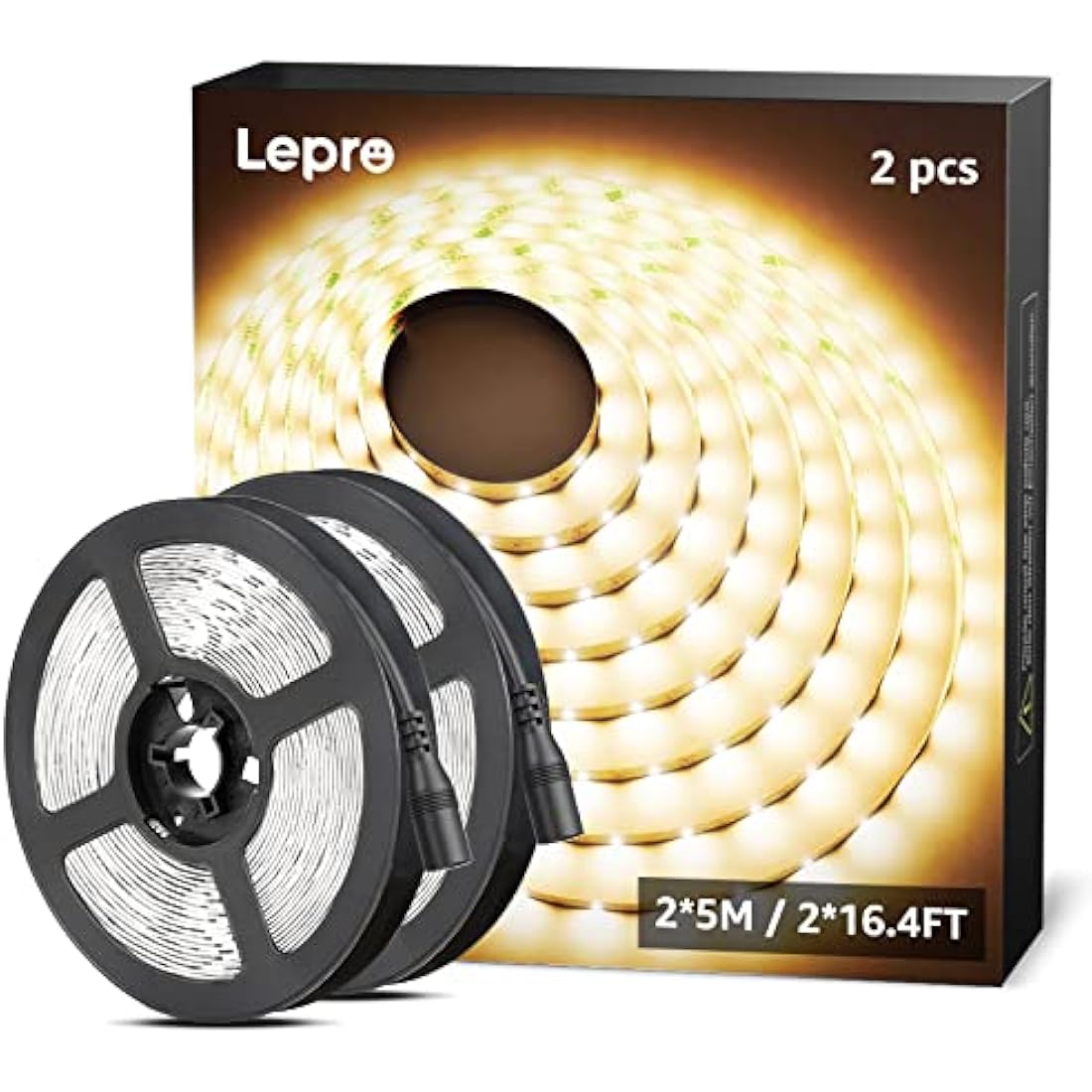 Jolof Store Warm White LED Strip Lights – 10M Flexible 3000K Lightstrip