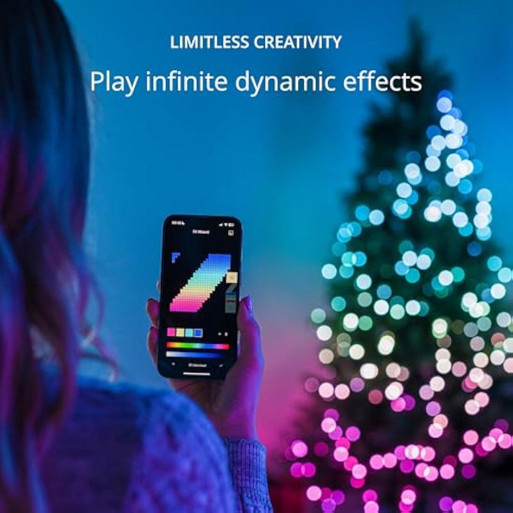 Twinkly Strings USB-C Pearls 200 LED RGB Multicolor Smart Lights