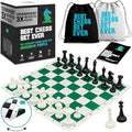 Jolof Store Tournament Chess Set – Triple Weighted Staunton Silicone Board