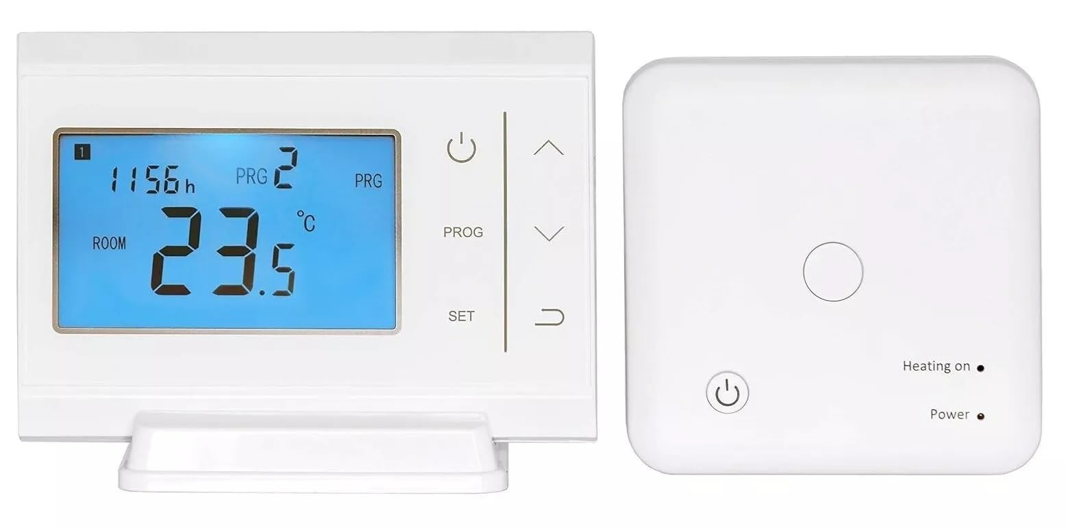 Team Controls Wireless Programmable Room Thermostat | RF Stat HVAC