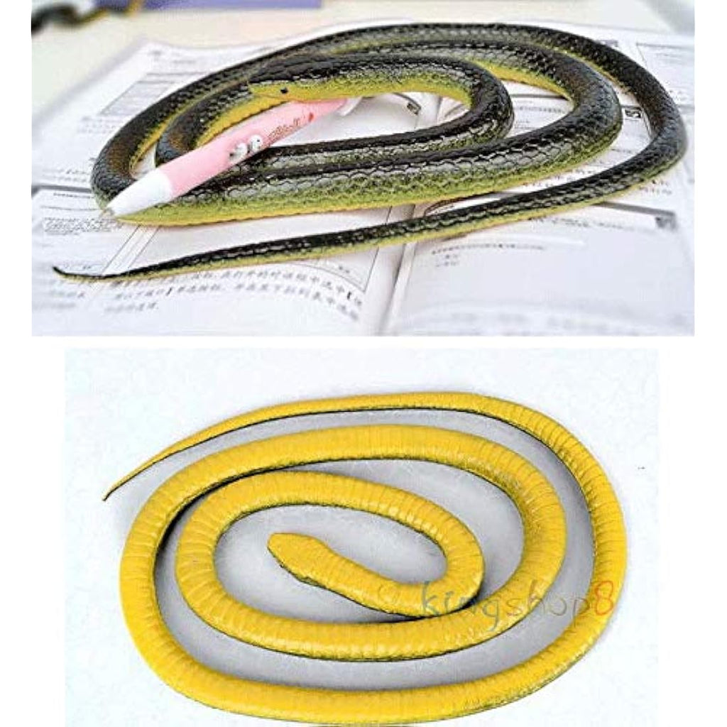 130cm Realistic Rubber Snake – Large Lifelike Garden Prank Toy
