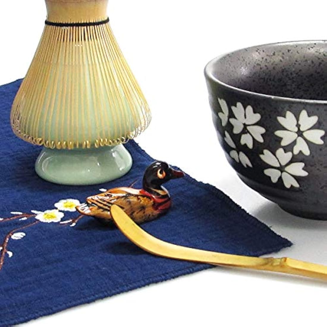 Japanese Matcha Tea Set - 7 Piece Bamboo & Ceramic Kit