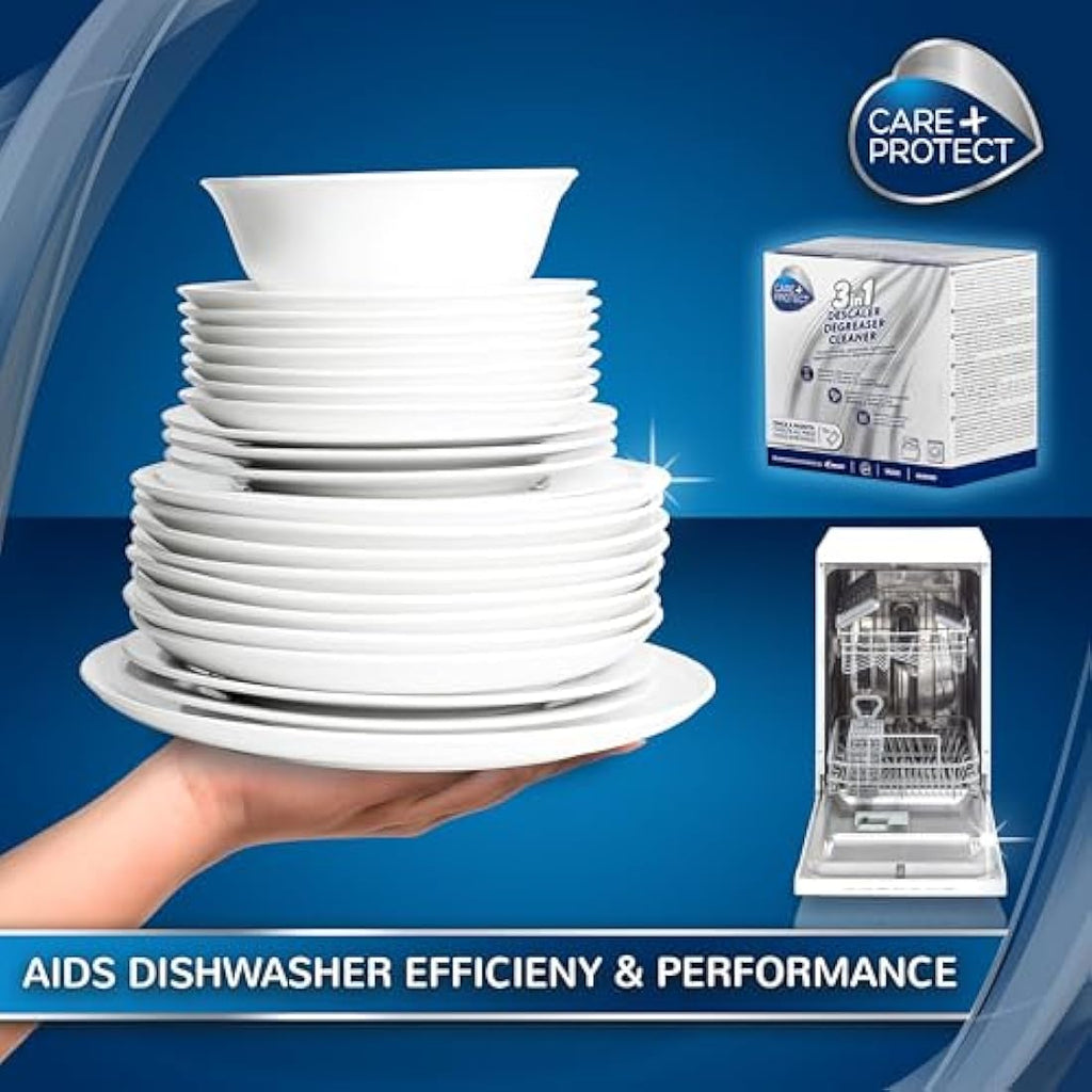Care+Protect 3-in-1 Washing Machine & Dishwasher Cleaner - 24 Month Pack