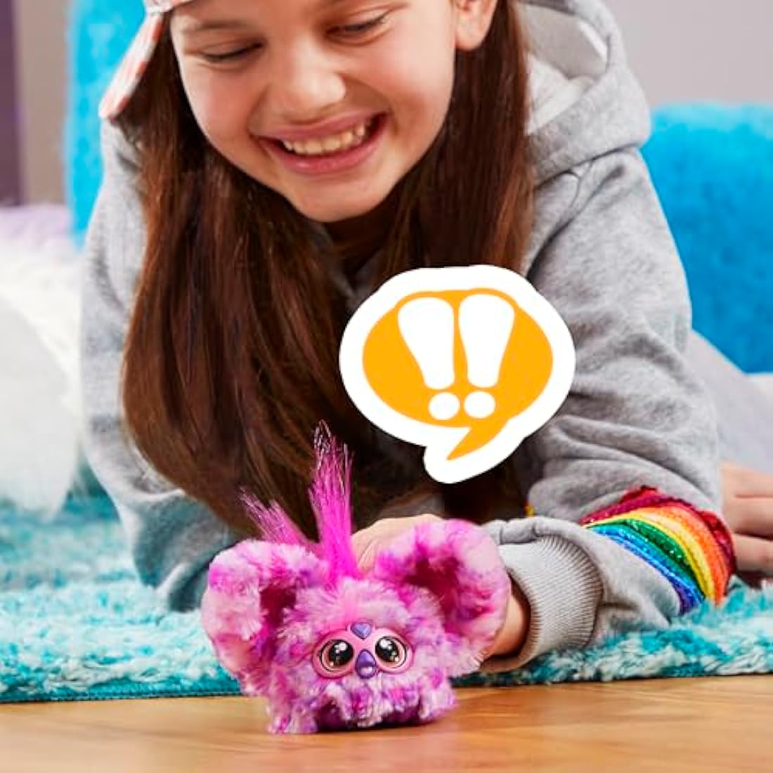 Furby Furblets Hip-Bop Mini Electronic Plush Toy | Pink Hip Hop