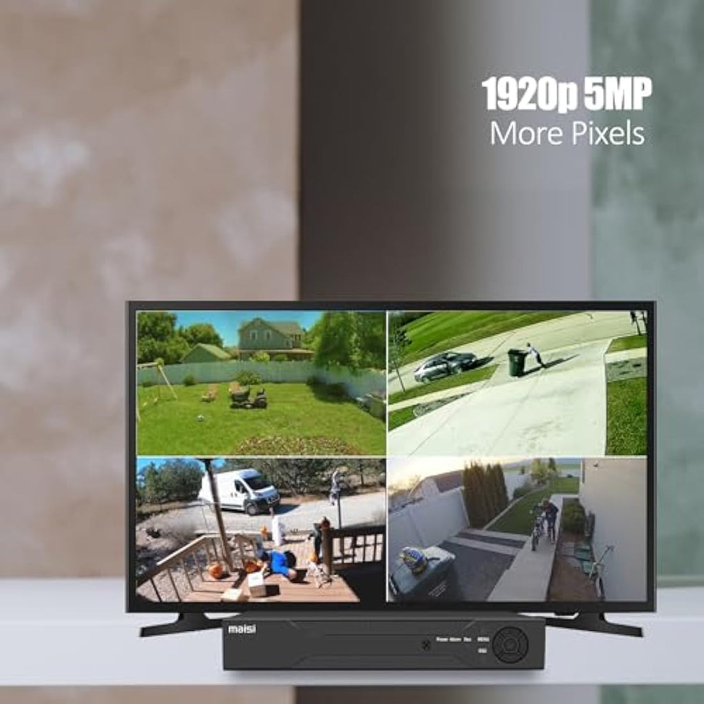 maisi 8 Channel 3K Lite DVR Recorder | 5-in-1 CCTV Security System