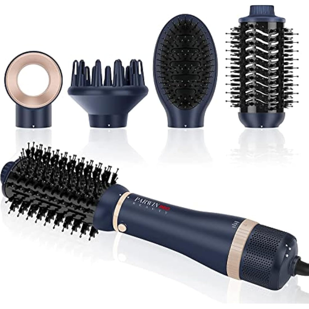 4-in-1 Hair Dryer Brush Set | Ionic Hot Air Styler - Blue