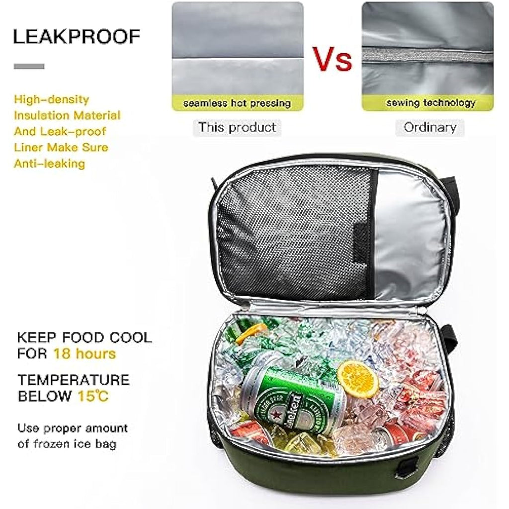 TUGUAN 28L Insulated Cooler Backpack | Leakproof Double Deck Picnic Bag