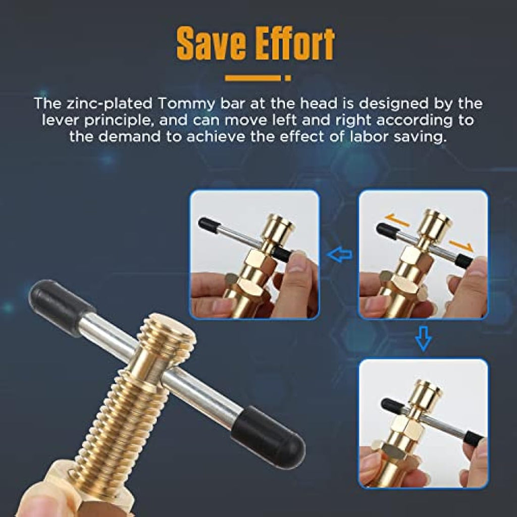 VKALTUL Olive Remover Tool | Brass Pipe Puller for 15mm & 22mm Pipes