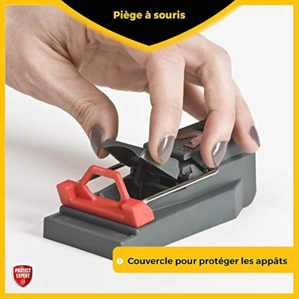Protect Expert – Lot de 3 Tapettes à Souris en Plastique Réutilisables