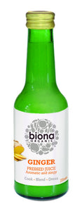 Biona Organic Ginger Pressed Juice - 200ml (Pack of 3) -