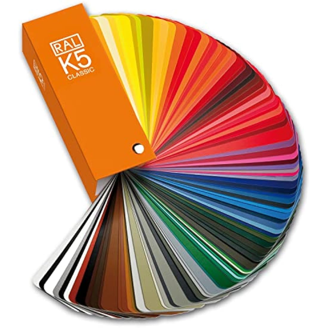 RAL K5 Gloss Colour Chart – 216 Full Page Swatches by