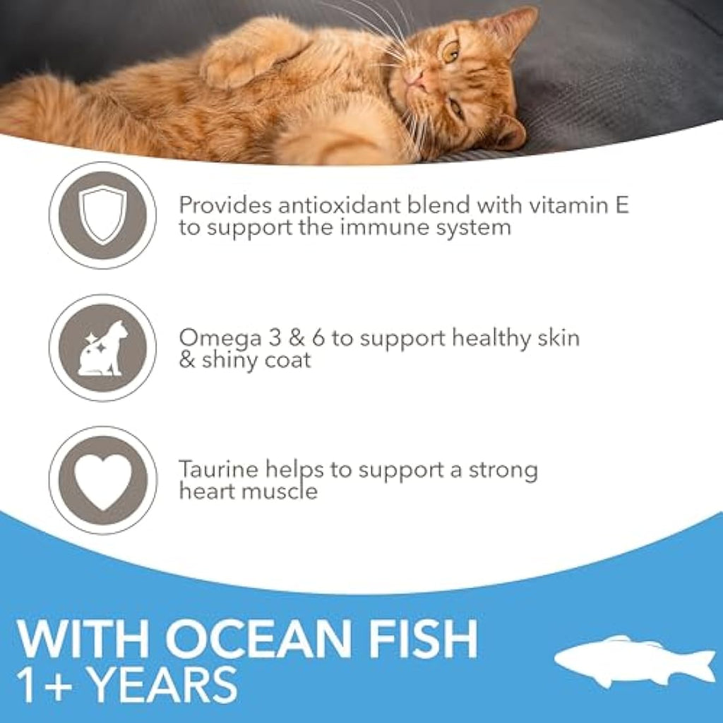 IAMS Adult Dry Cat Food – Ocean Fish 10kg – Immune Support Formula