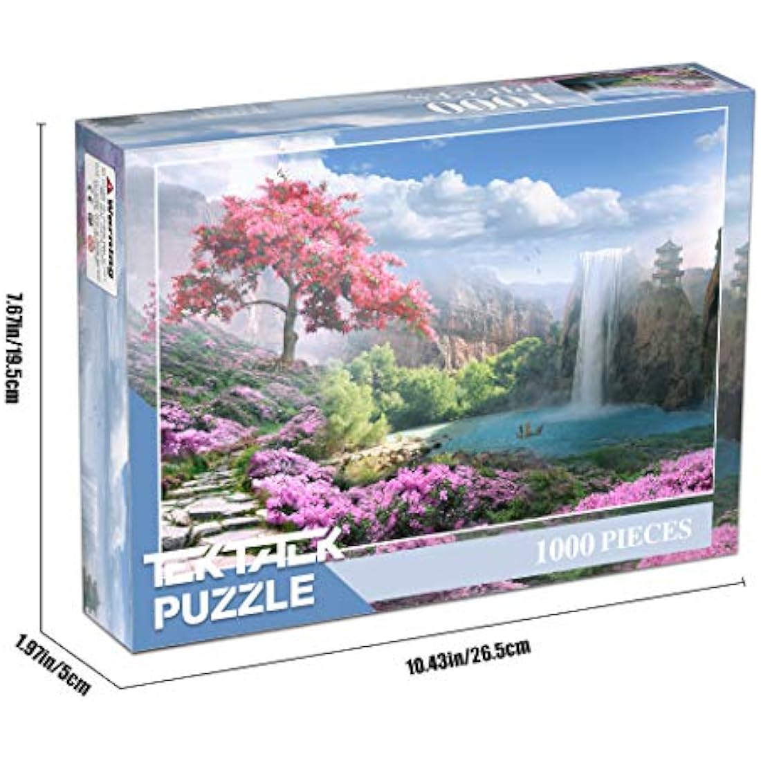 Tektalk 1000 Piece Jigsaw Puzzle for Adults - Otherworldly Land of Peace