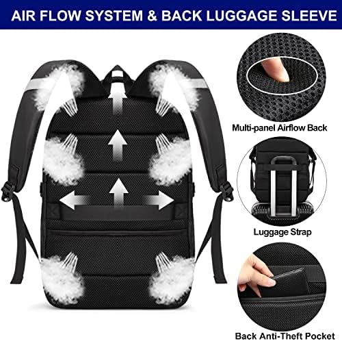 WENIG Extra Large Laptop Backpack | Travel Business Rucksack with USB Port