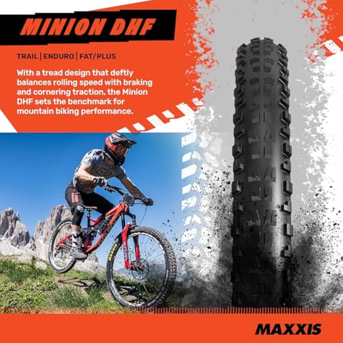 Maxxis Minion DHF 29x2.5 MTB Tire | 3C MaxxTerra EXO TR - 2 Pack