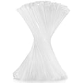 12 Inch White Cable Zip Ties - 500 Pack Heavy Duty Nylon