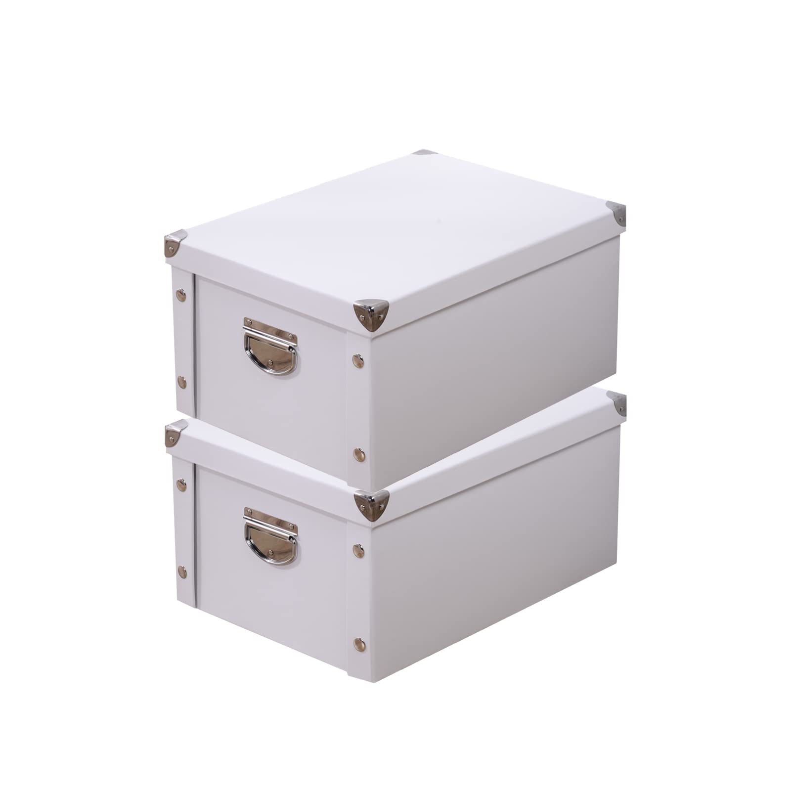 GUOZI Collapsible Storage Box – Decorative Cardboard Memory Bin with Lid