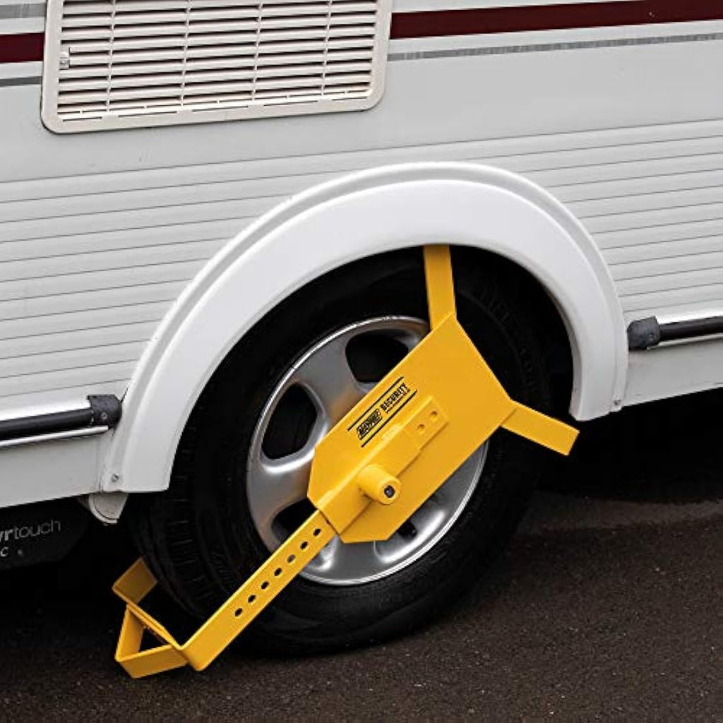 Maypole Heavy Duty Wheel Clamp | 10-16" Anti-Theft Lock for Cars & Vans