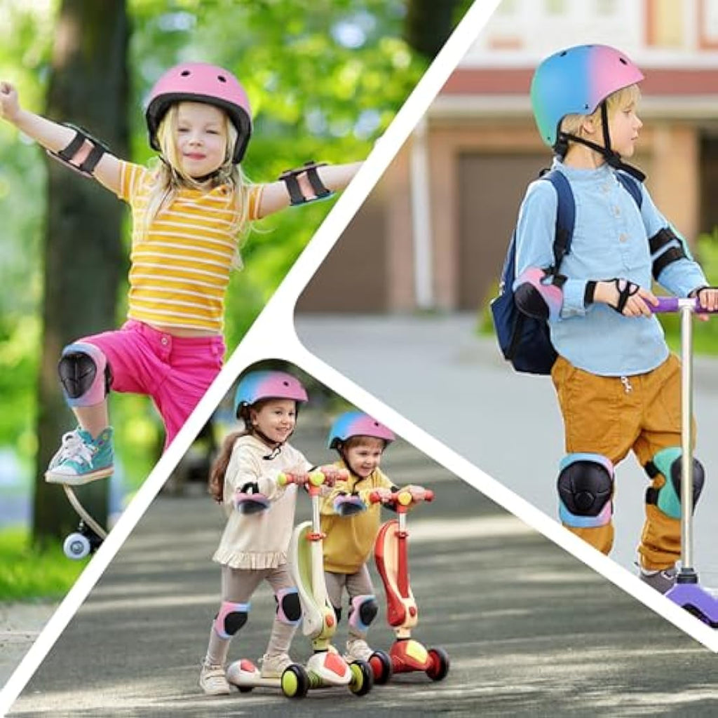 Jolof Store Kids Multi-Sport Helmet Set | Adjustable Safety Gear for Ages 2-5