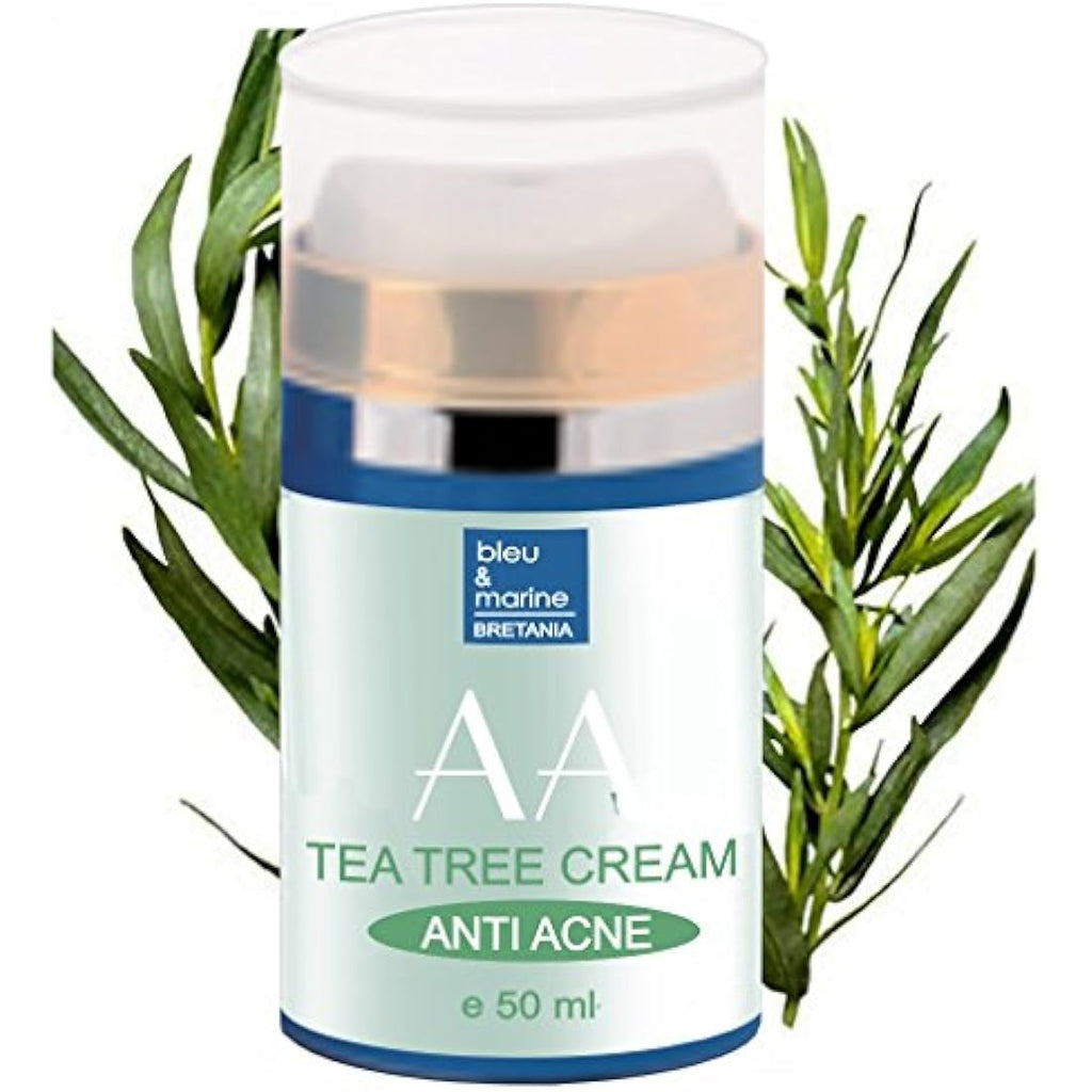 Bleu & Marine Bretania Tea Tree Anti-Pimple Moisturizer - 100% Natural 50ml