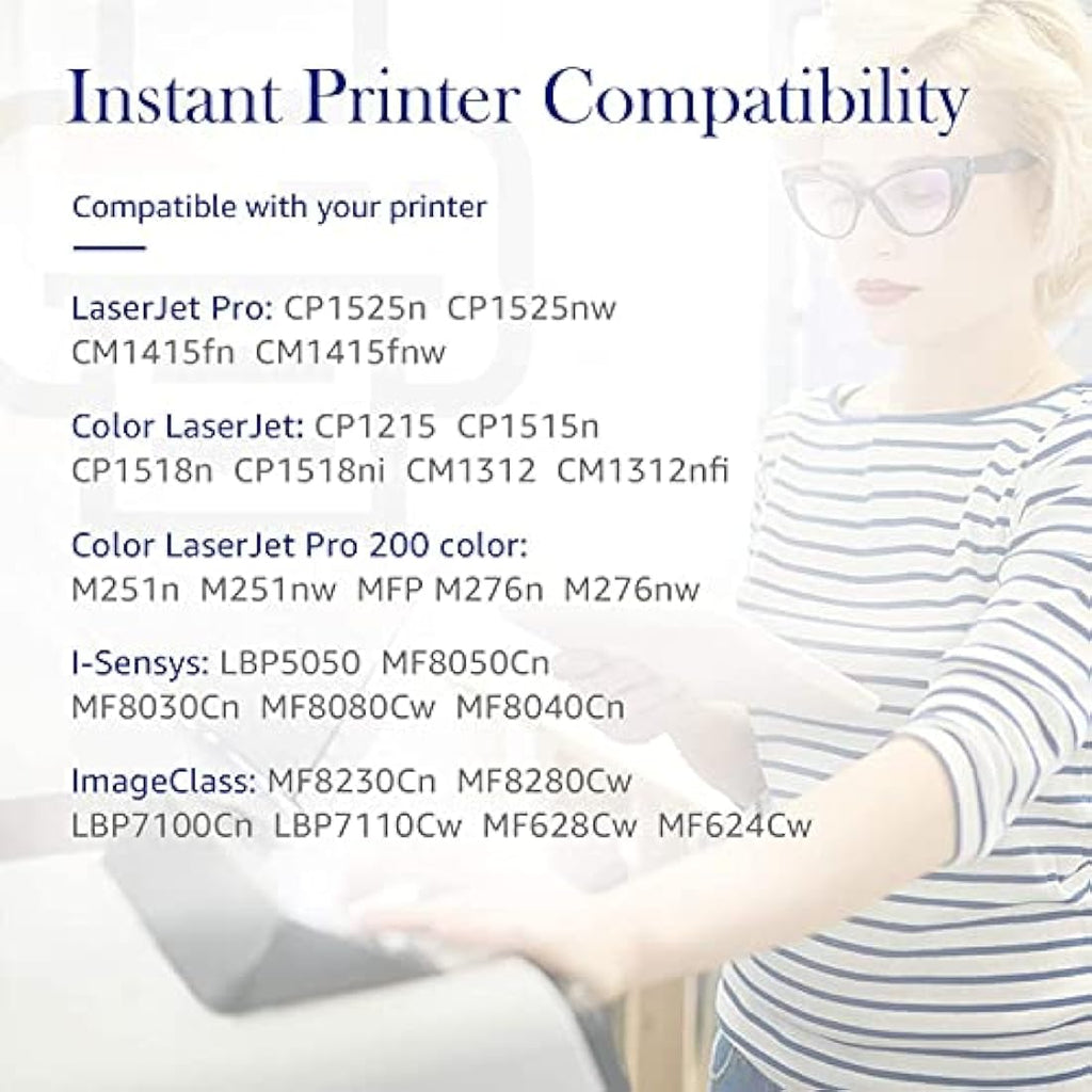 STAROVER Compatible HP 131X 131A Toner Cartridges - 4-Pack Color Set