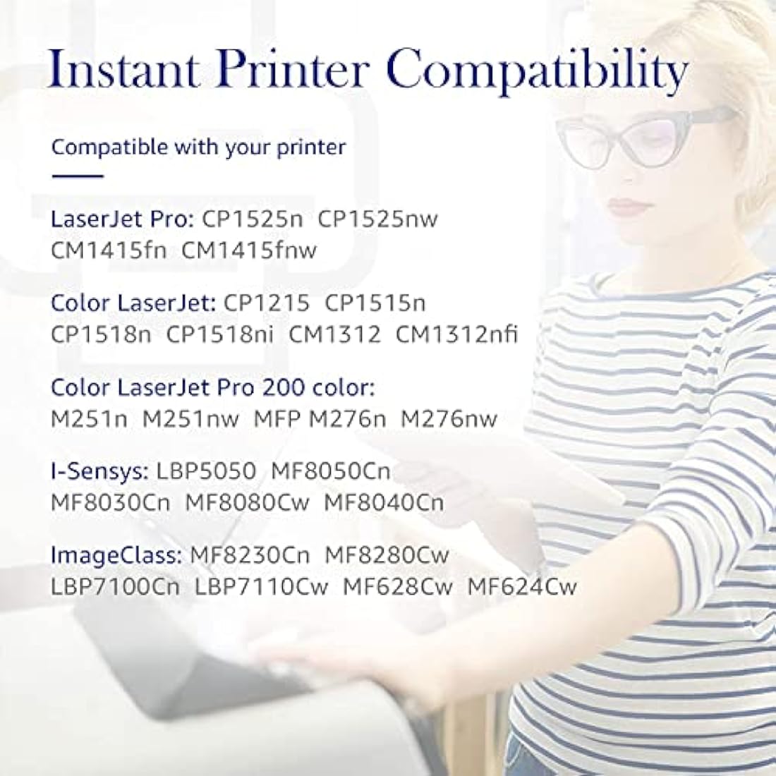STAROVER Compatible HP 131X 131A Toner Cartridges - 4-Pack Color Set
