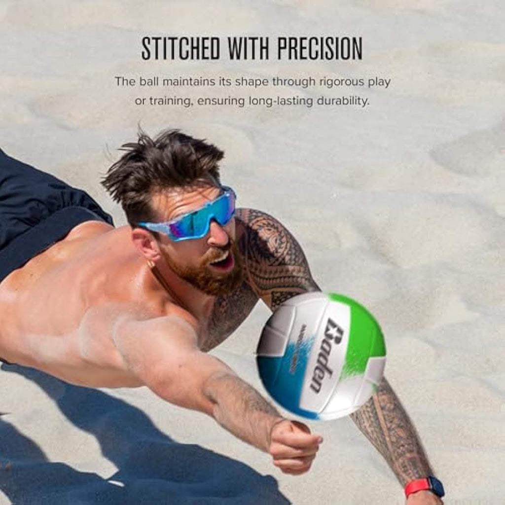 Baden Match Point Volleyball – Official Size 5 Cushioned Synthetic Leather