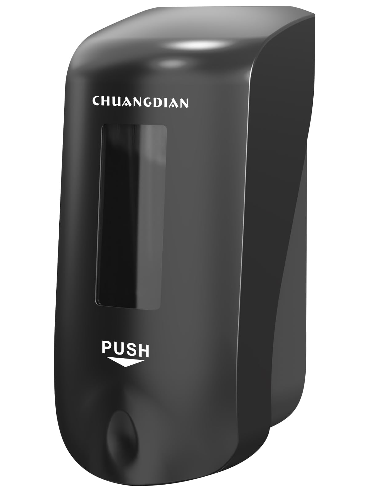 CHUANGDIAN Hand Soap Dispenser Wall Mounted 1000ml, Black - image 1