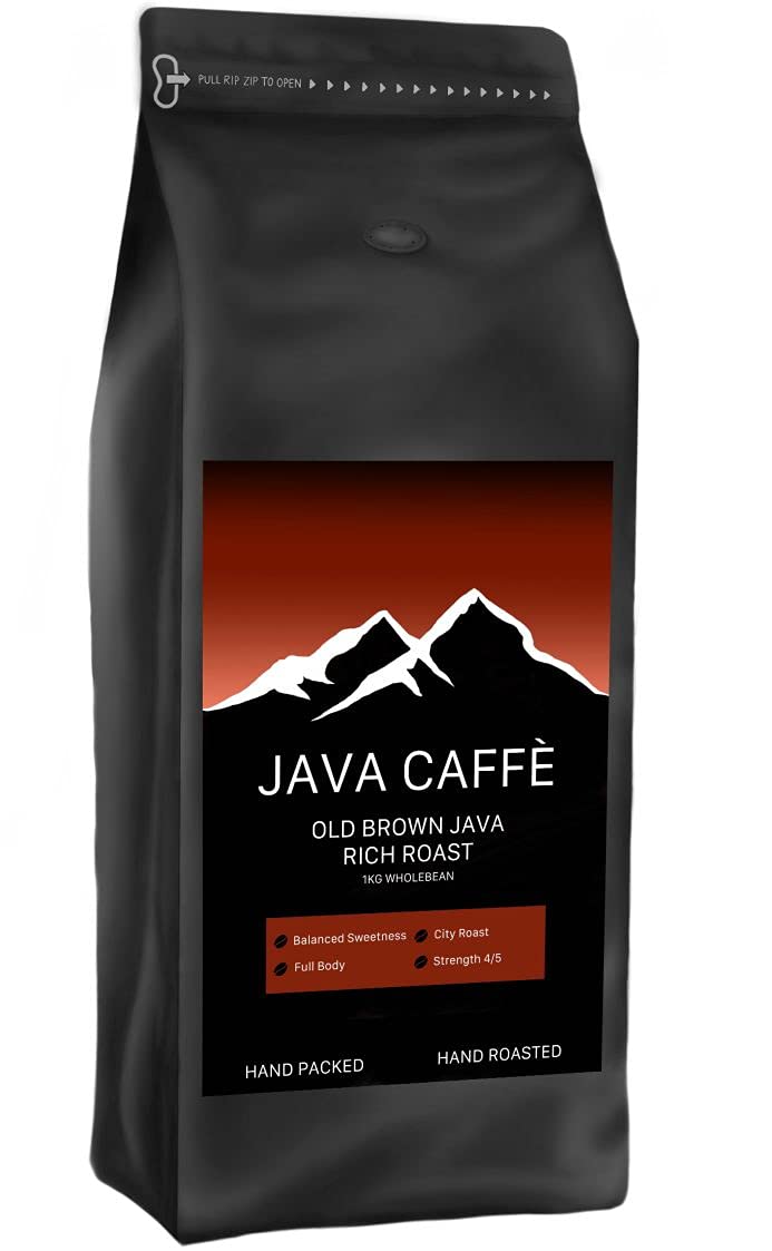 Java Caffe Old Brown Java Medium Roast Coffee Beans - 1kg Artisan Bag
