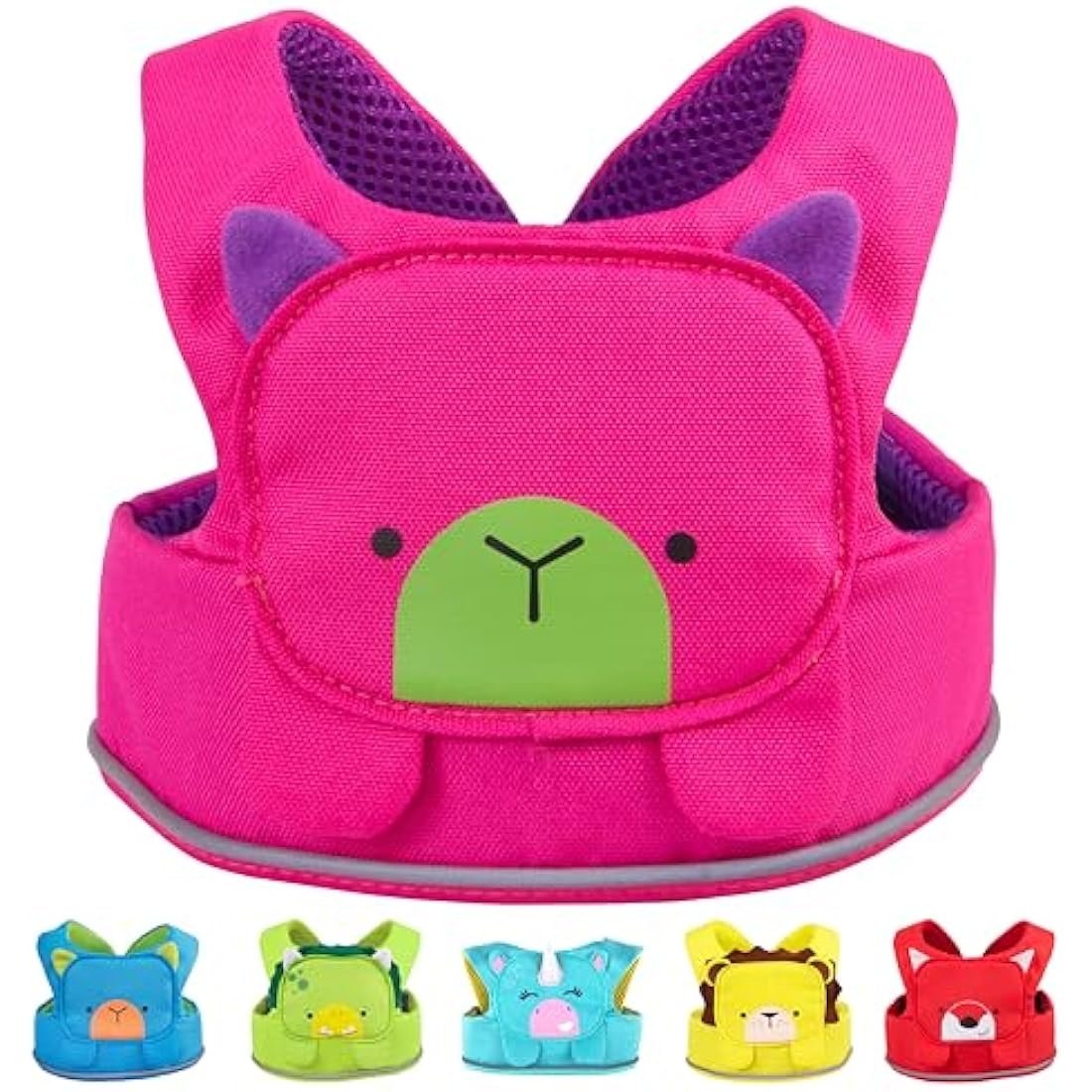 Trunki ToddlePak Baby Walking Reins & Safety Harness – Betsy Bear Pink