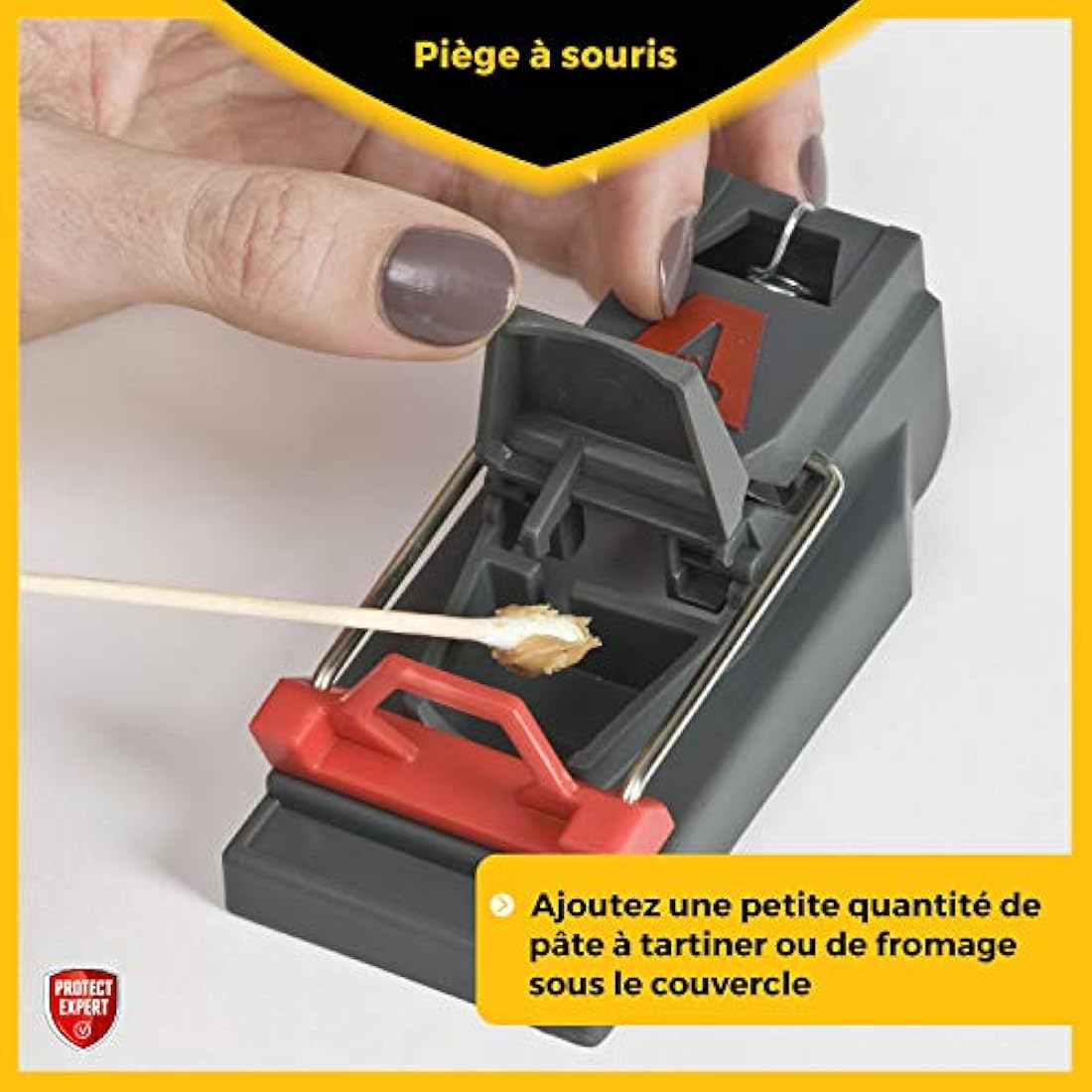 Protect Expert – Lot de 3 Tapettes à Souris en Plastique Réutilisables