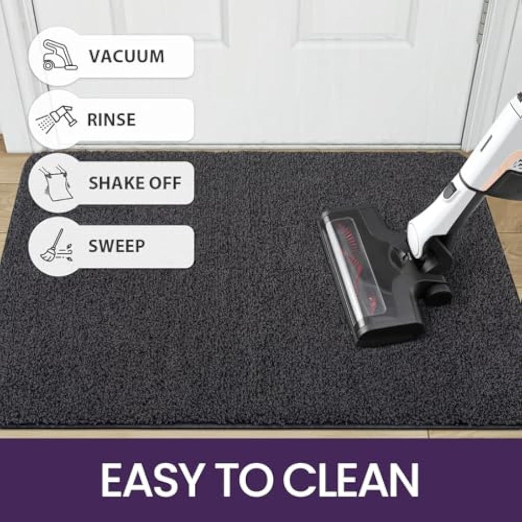 DEXI Dirt Trapper Indoor Door Mat – Absorbent Non-Slip Rug, 60x90cm