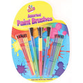 Artbox Plastic Paint Brushes for Kids - Assorted Colors (15 Pack)