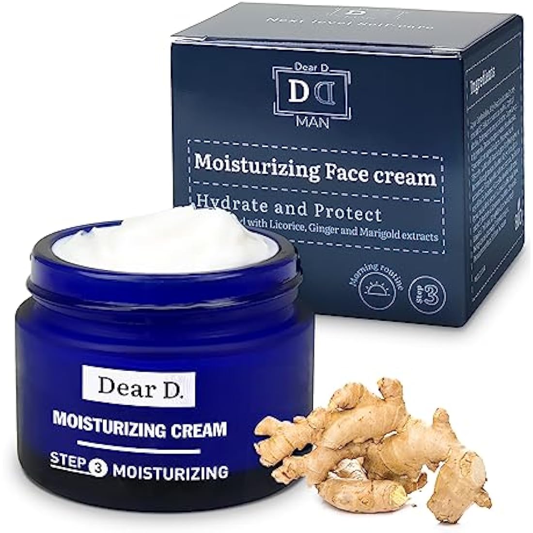 Dear D. Men's Face Moisturizer – Hydrating Anti-Aging Cream - 50ml