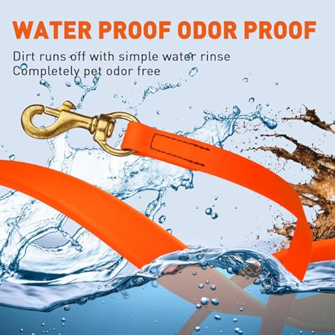 Viper Biothane Dog Tracking Lead | Waterproof Long Line Leash, 33ft