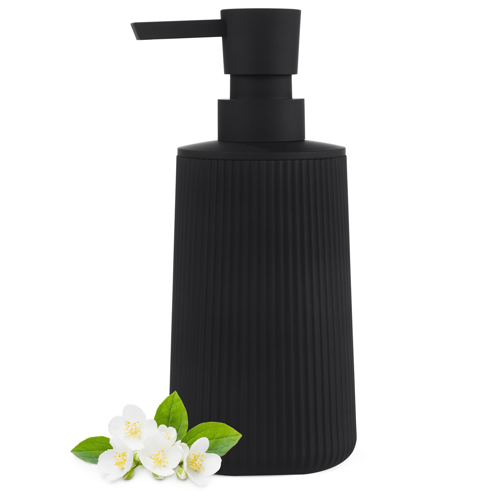Black Soap Dispenser | Refillable ABS Plastic 250ml Bottle