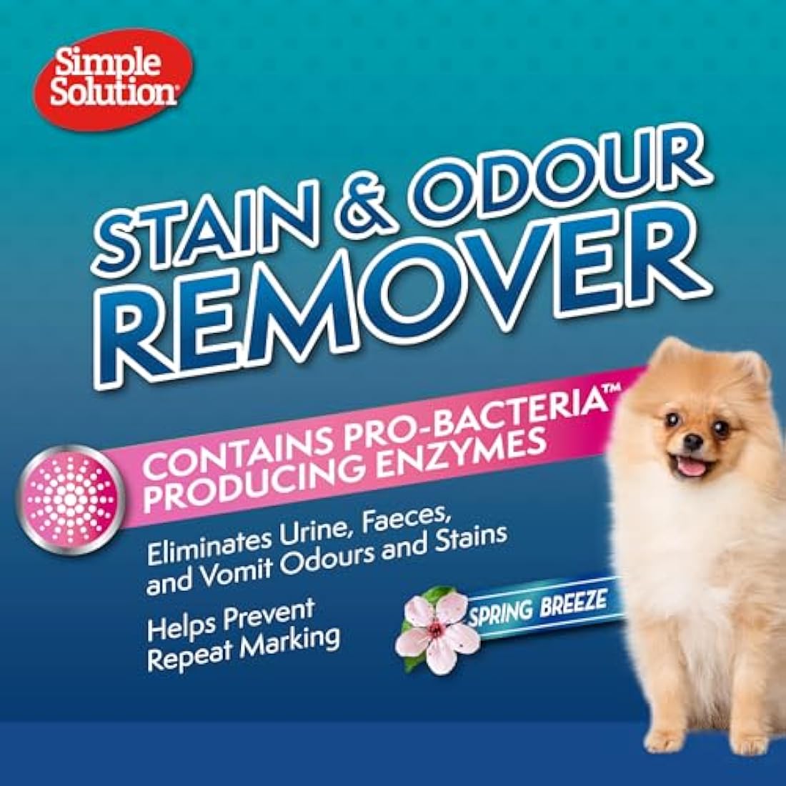 Simple Solution Pet Stain and Odour Remover - Enzymatic Cleaner 750ml