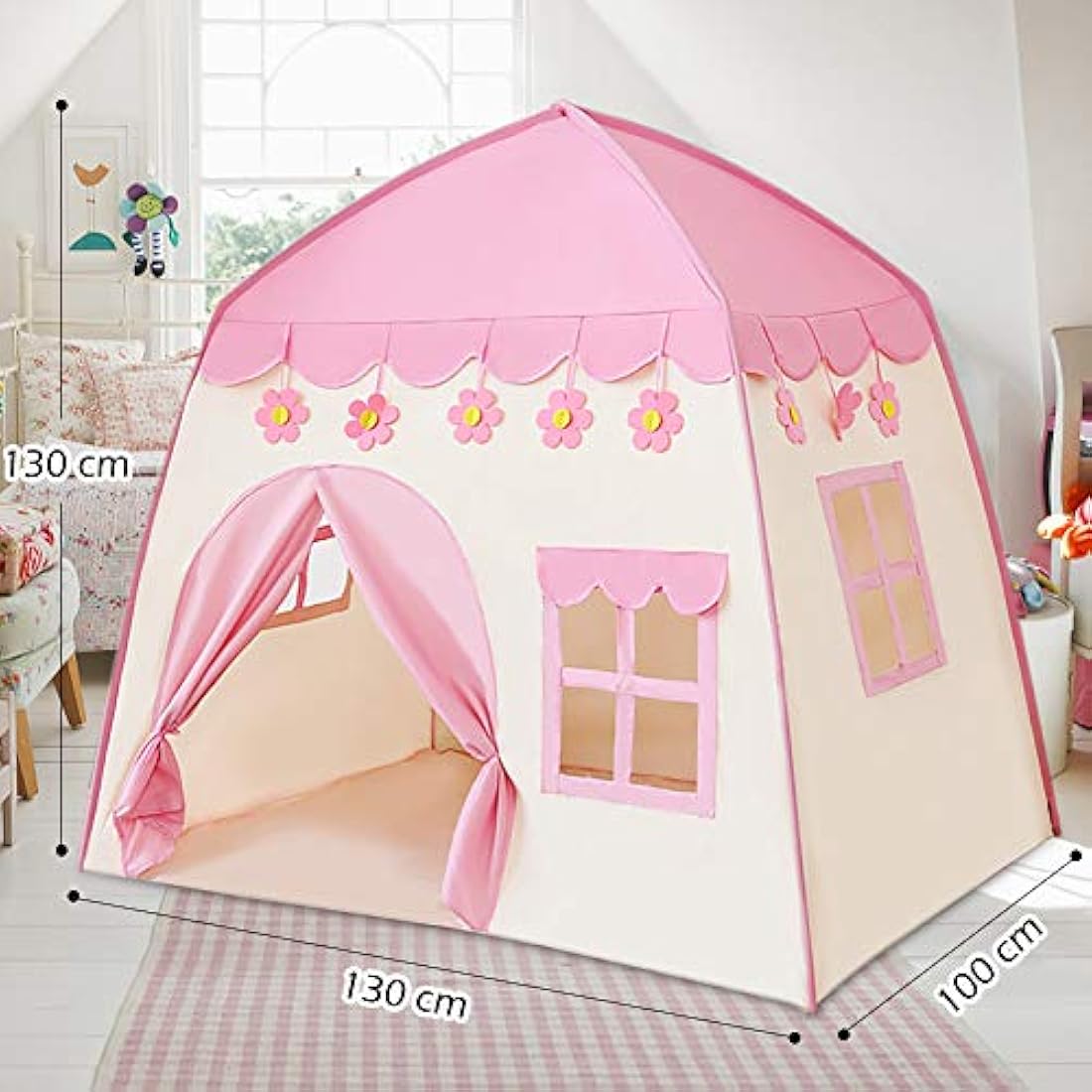 Labeol Princess Castle Play Tent | Large Kids Playhouse with Lights