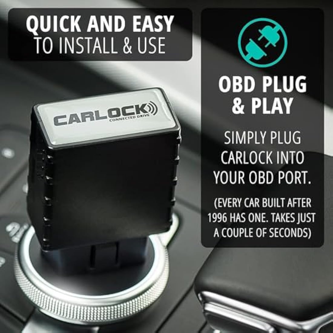 CarLock 4G LTE GPS Tracker – OBD Anti-Theft Car Alarm & Vehicle Monitor