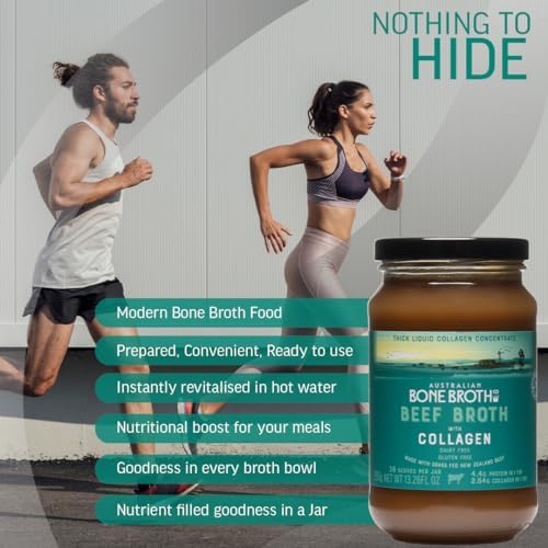 Beef Bone Broth with Collagen – Grass-Fed & Halal, 375g
