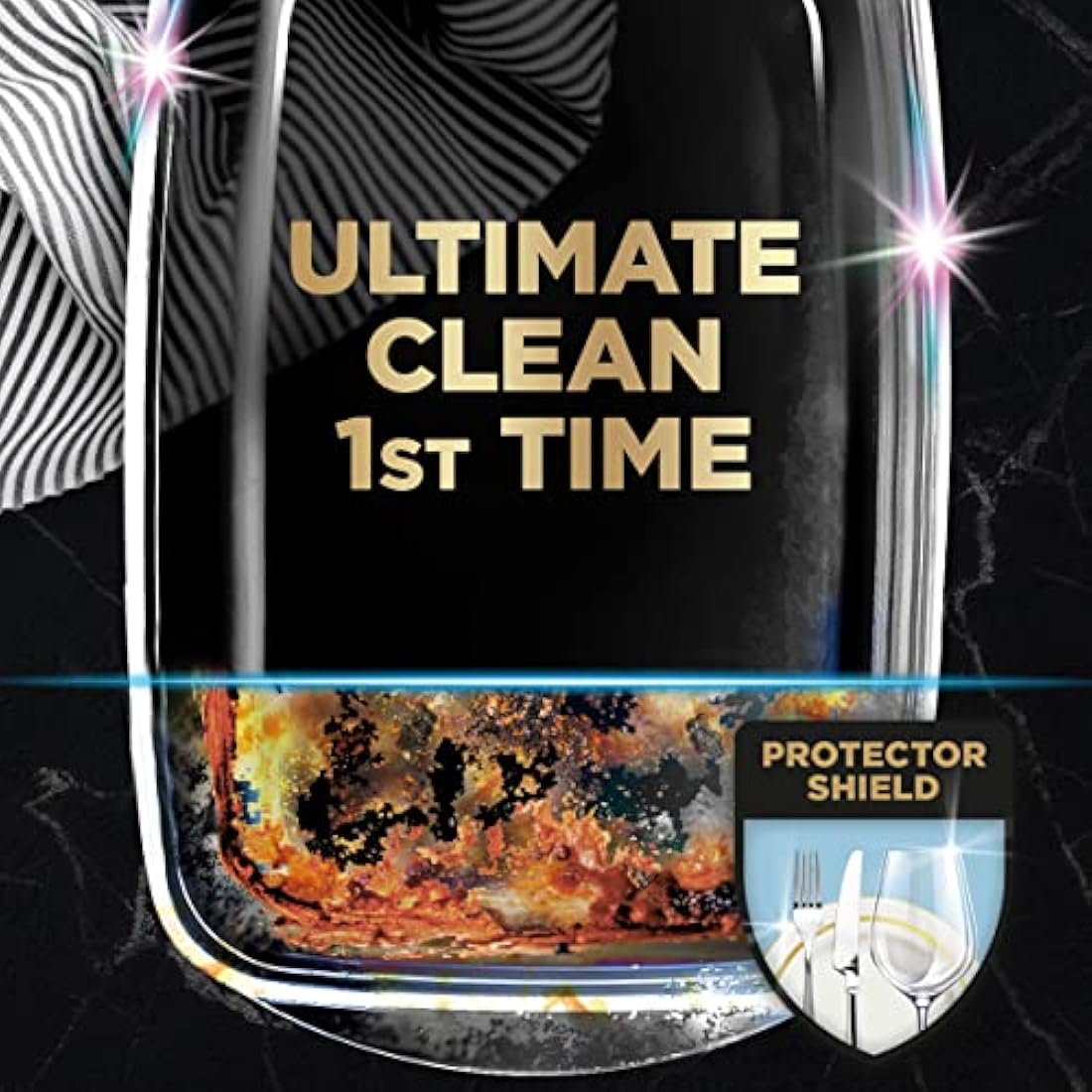 Finish In-Wash Dishwasher Cleaner - Degreasing Liquid - 8 Pack, 250ml