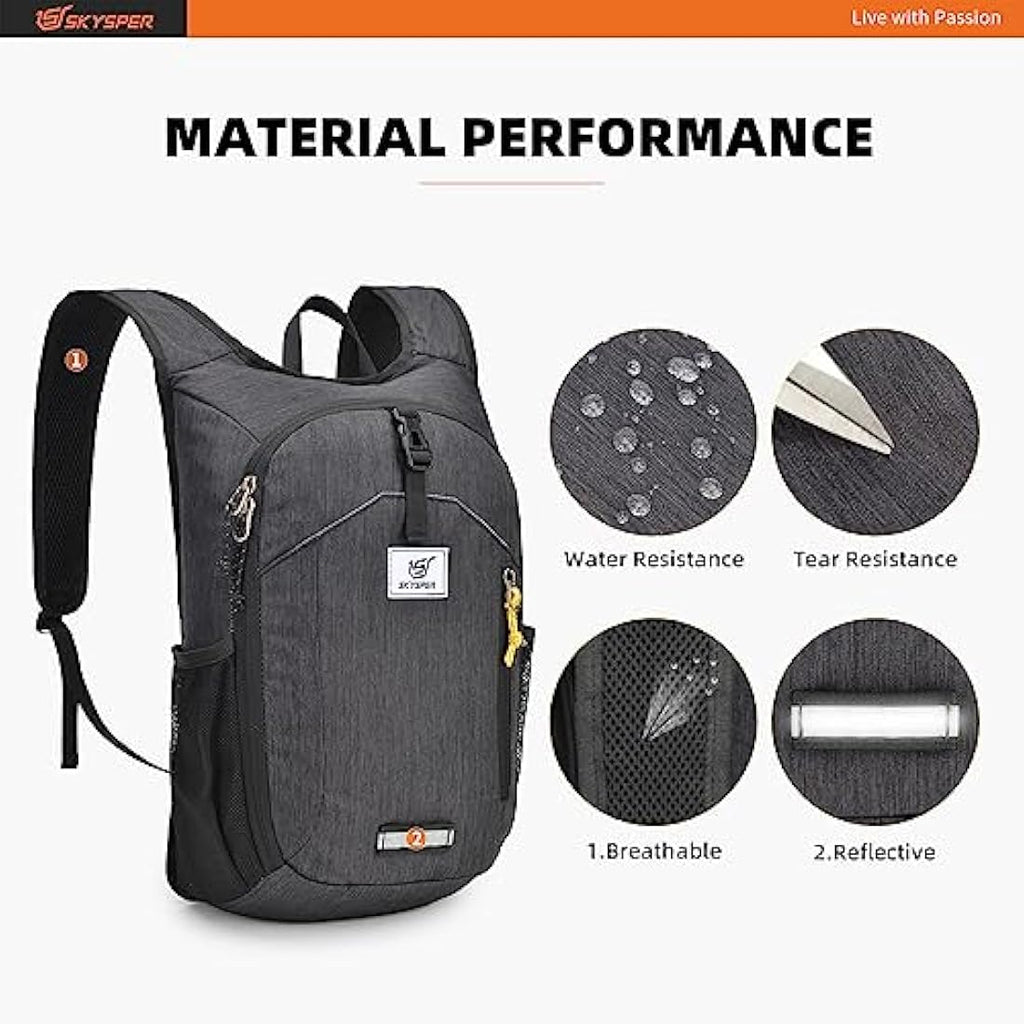 SKYSPER 10L Hiking Backpack | Lightweight Packable Travel Daypack