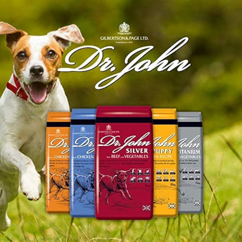 Dr John Gold Chicken & Vegetables Dry Dog Food - 15kg Complete Diet