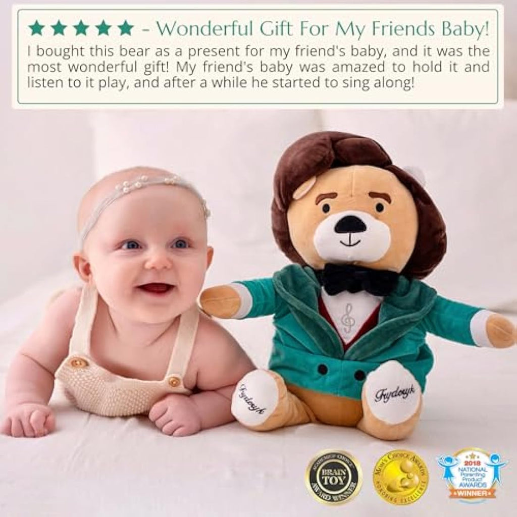Vosego Chopin Musical Plush Bear – 40 Mins of Classical Music Toy