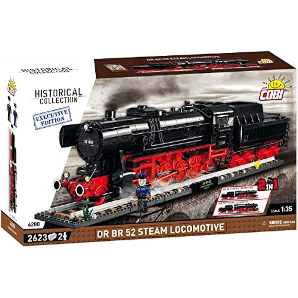 COBI BR 52 Steam Locomotive Model Train Building Blocks Set