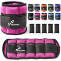 Sportneer Adjustable Ankle Weights Set | Neoprene Wrist Straps 0.9-4.5kg