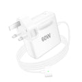 60W T-Tip Charger for MacBook Pro & Air 11-13 Inch