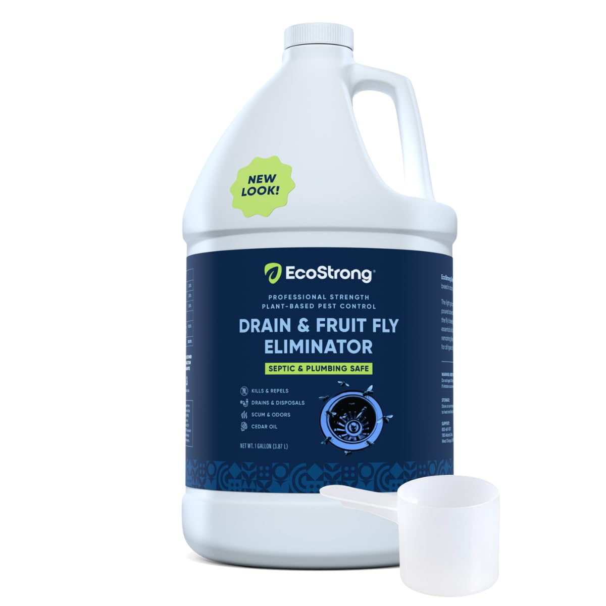 Fruit Fly Drain Treatment – All-Natural Gnat Eliminator – 1 Gallon